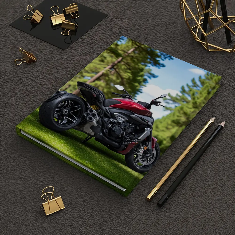Ducati Diavel Red Motorcycle Green Park – Notebooks