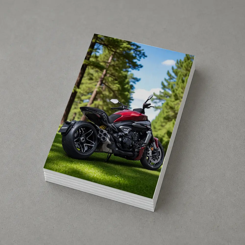 Ducati Diavel Red Motorcycle Green Park – Postcards