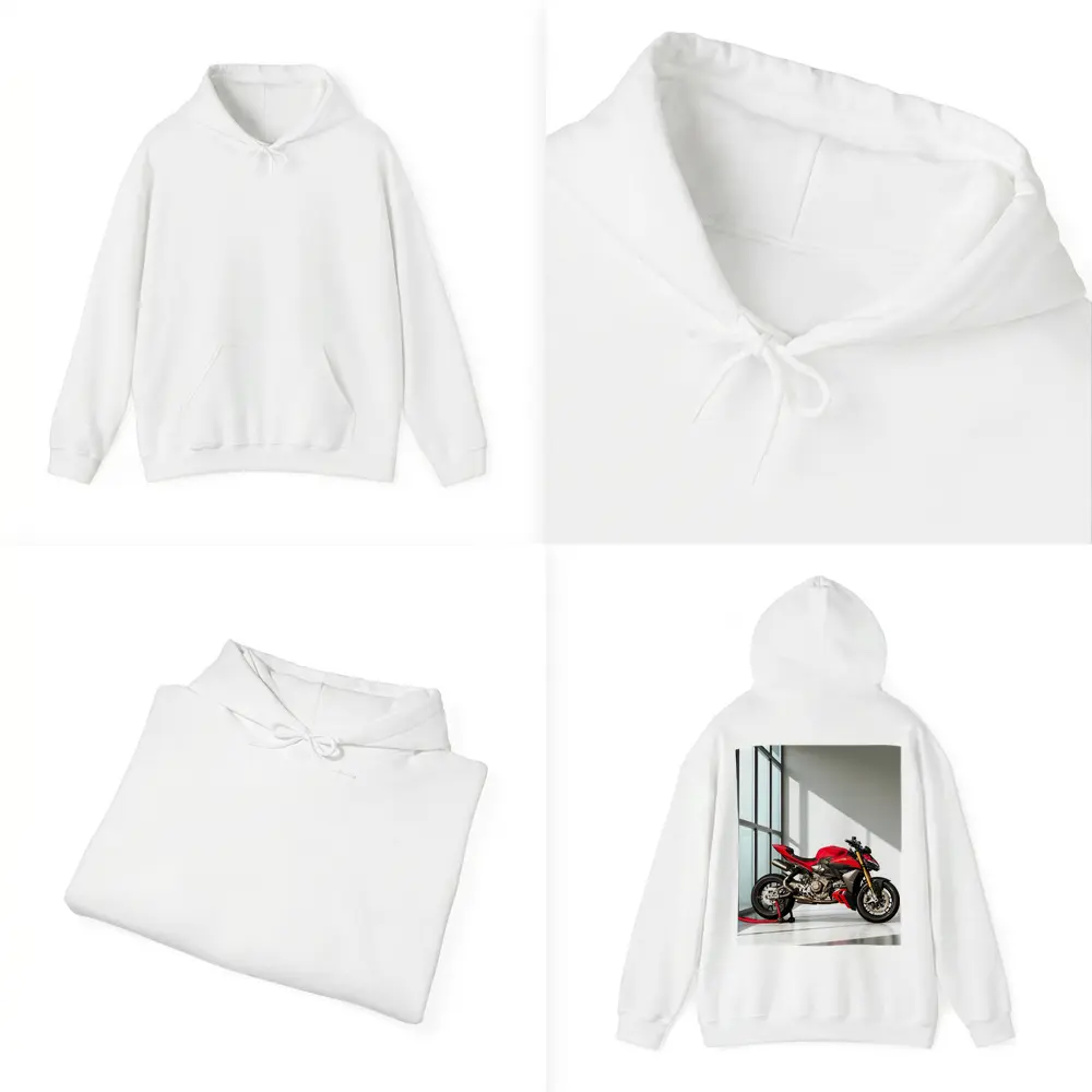 Ducati Streetfighter V4 Red Indoor Studio – Hoodies