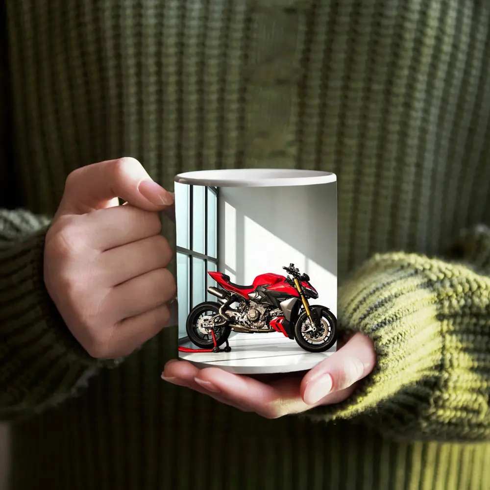 Ducati Streetfighter V4 Red Indoor Studio – Mugs