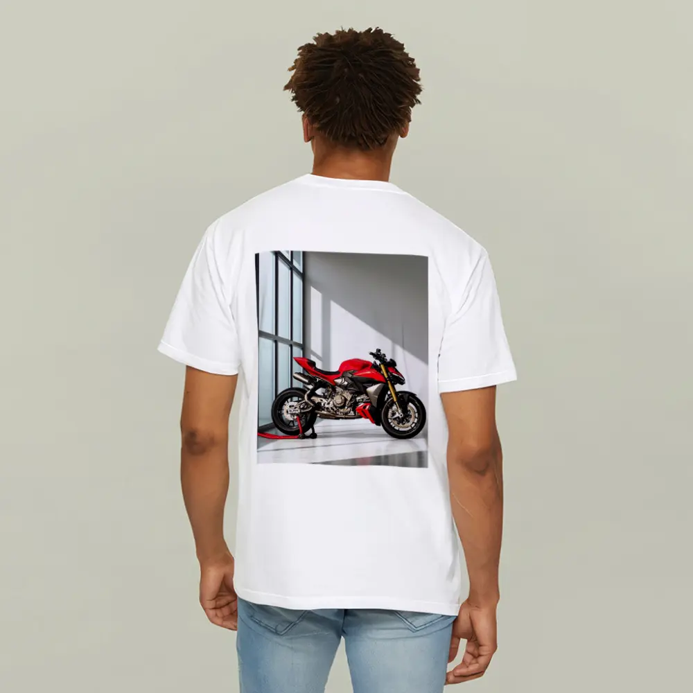 Ducati Streetfighter V4 Red Indoor Studio – T-Shirts