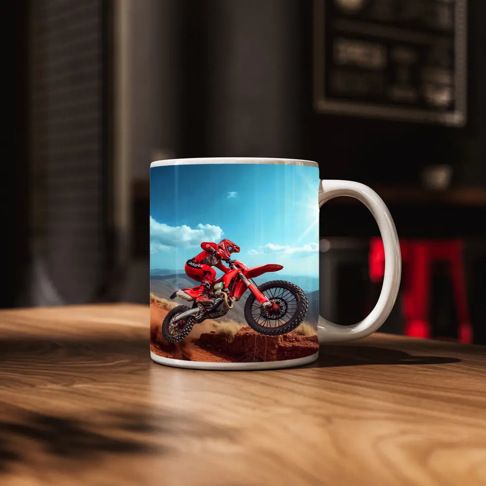 GASGAS Rider Jumping Red Desert Hills – Mugs