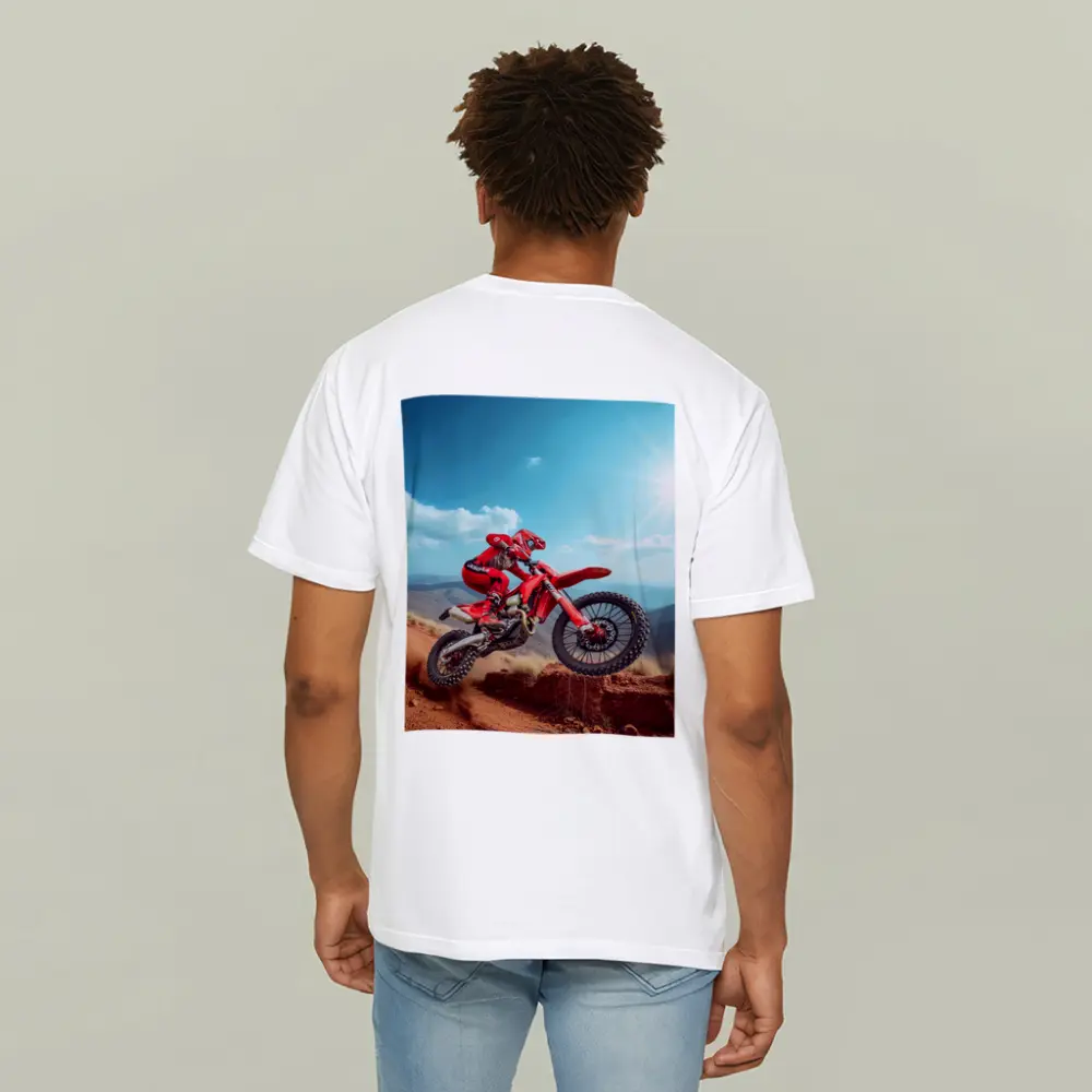 GASGAS Rider Jumping Red Desert Hills – T-Shirts