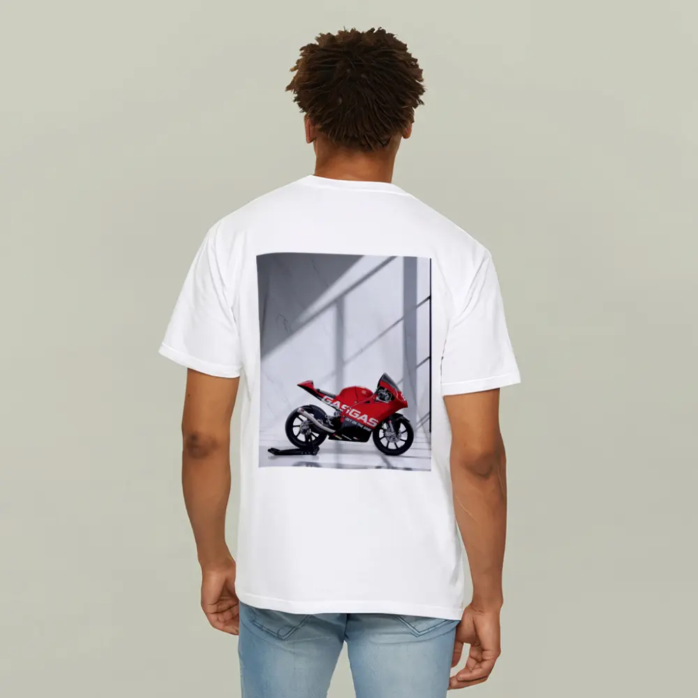 GasGas Red Race Motorcycle White Studio – T-Shirts