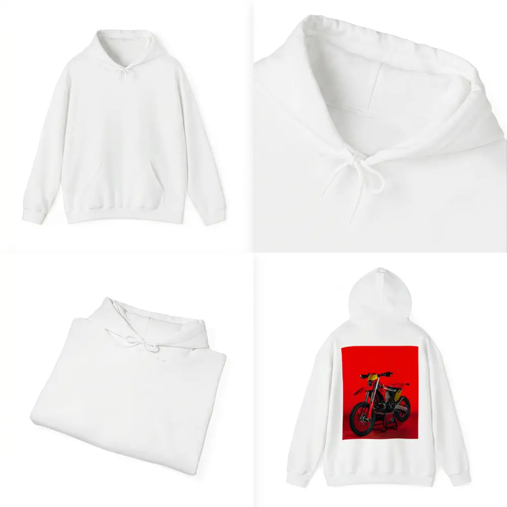 GASGAS Dirt Bike Red Studio Background – Hoodies