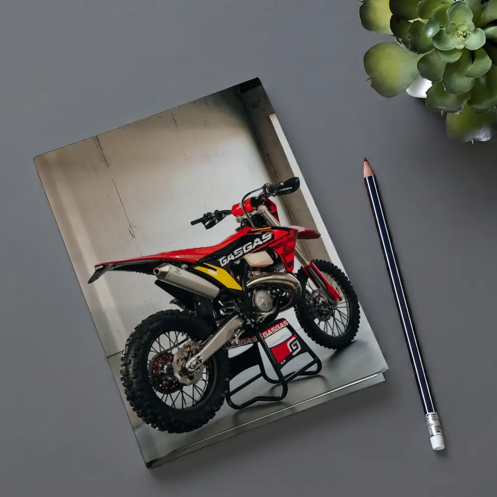 GASGAS Dirt Bike Red Motocross Garage – Notebooks