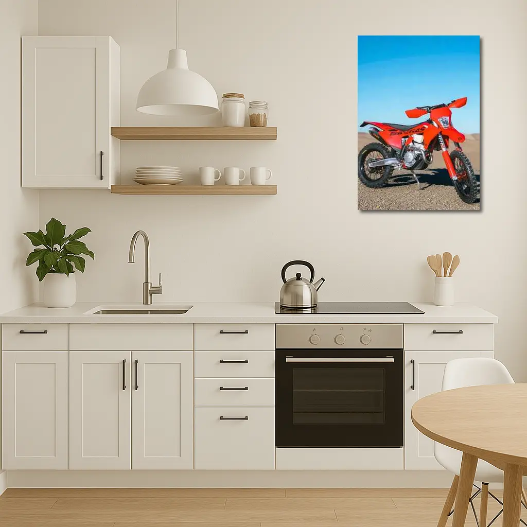 GASGAS Dirt Bike Desert Sandy Terrain – Wall Art