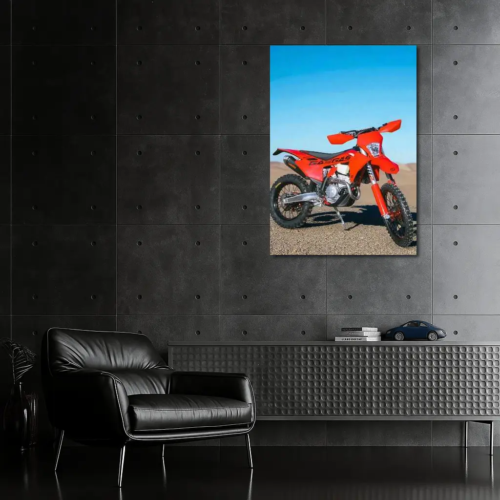 GASGAS Dirt Bike Desert Sandy Terrain – Wall Art