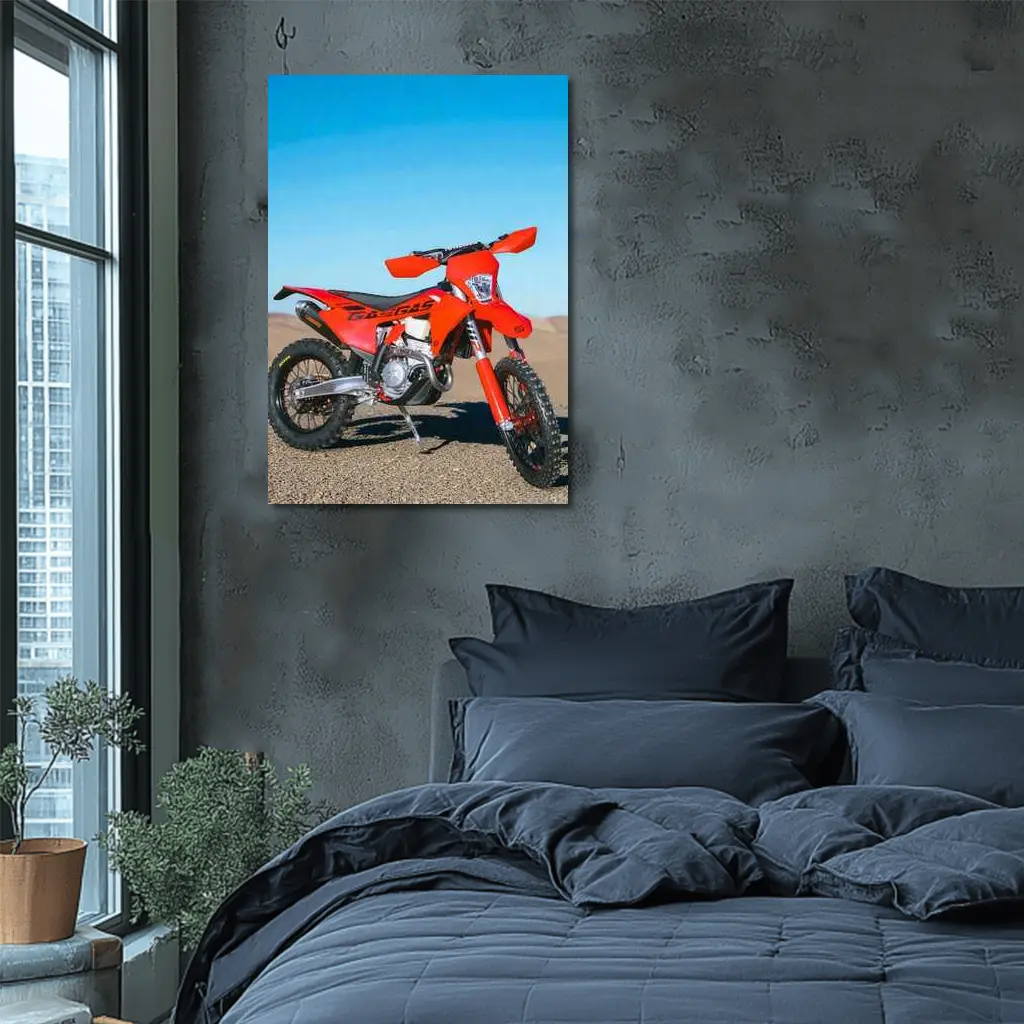 GASGAS Dirt Bike Desert Sandy Terrain – Wall Art