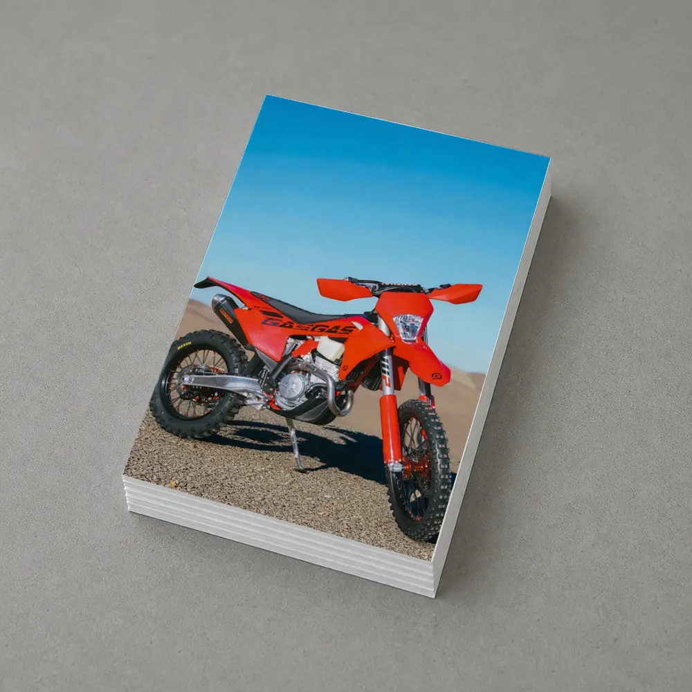 GASGAS Dirt Bike Desert Sandy Terrain – Postcards
