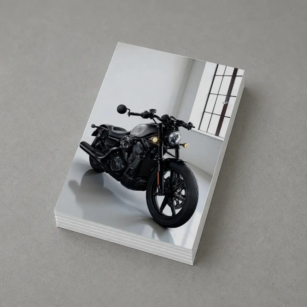 Harley Davidson Nightster Black Motorcycle Studio – Postcards