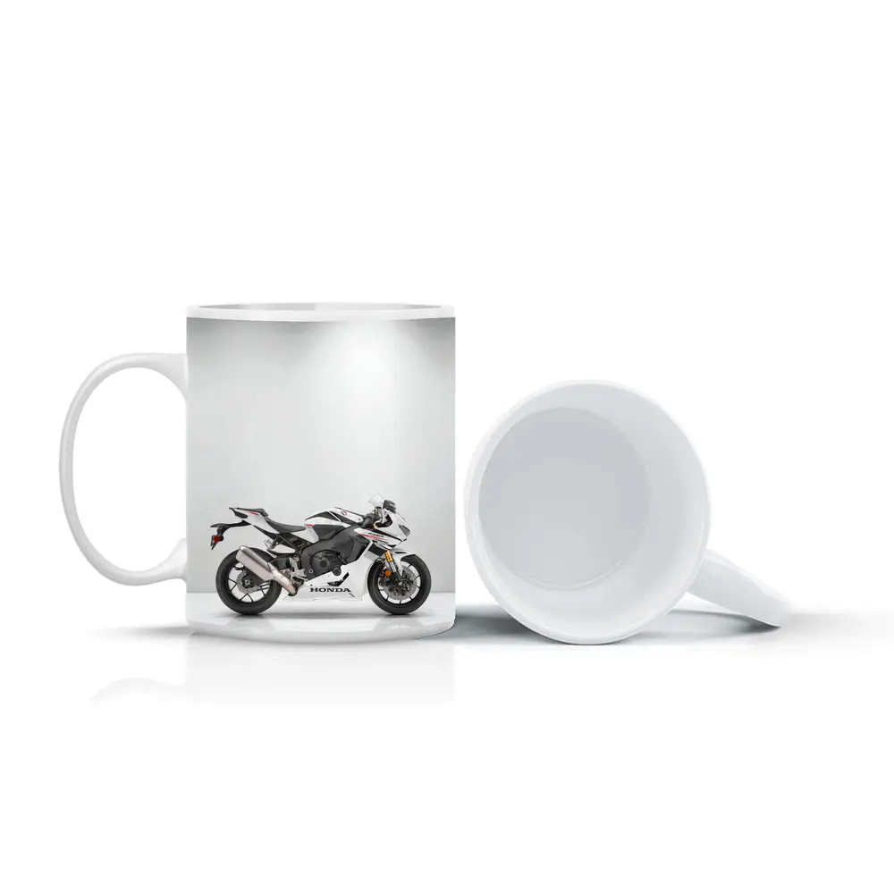 Honda CBR Sport Bike White Studio – Mugs