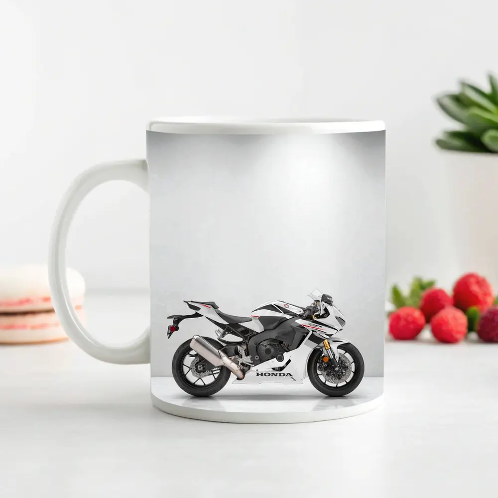 Honda CBR Sport Bike White Studio – Mugs