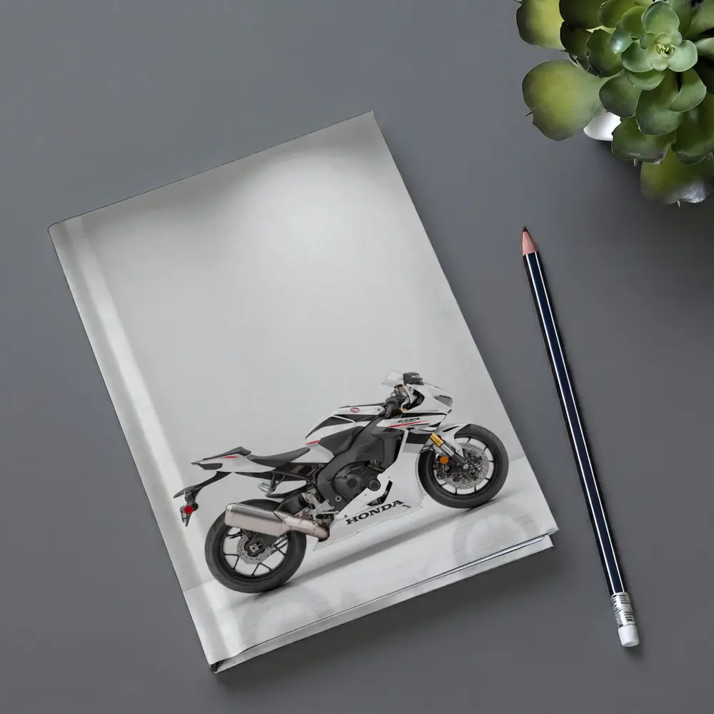 Honda CBR Sport Bike White Studio – Notebooks