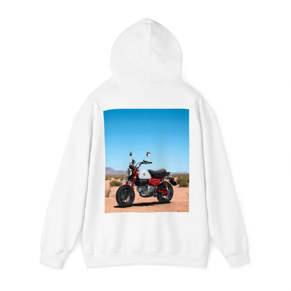 Honda Monkey Bike Desert Landscape – Hoodies