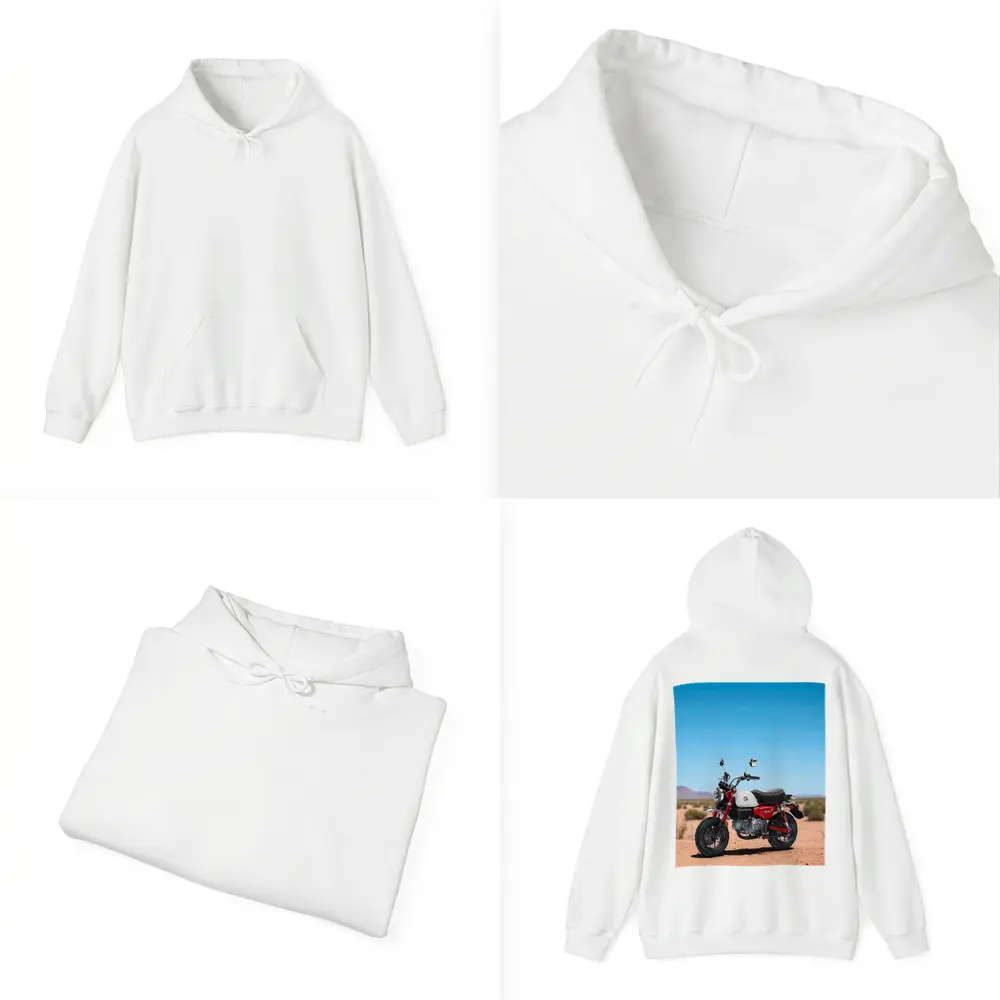 Honda Monkey Bike Desert Landscape – Hoodies