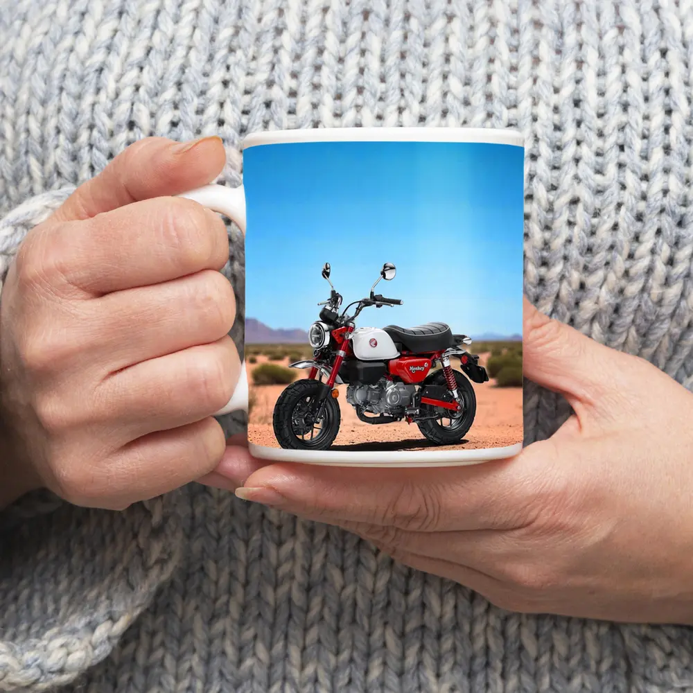 Honda Monkey Bike Desert Landscape – Mugs