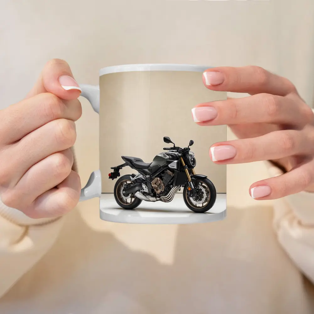 Honda CB650R Naked Bike Beige Studio – Mugs