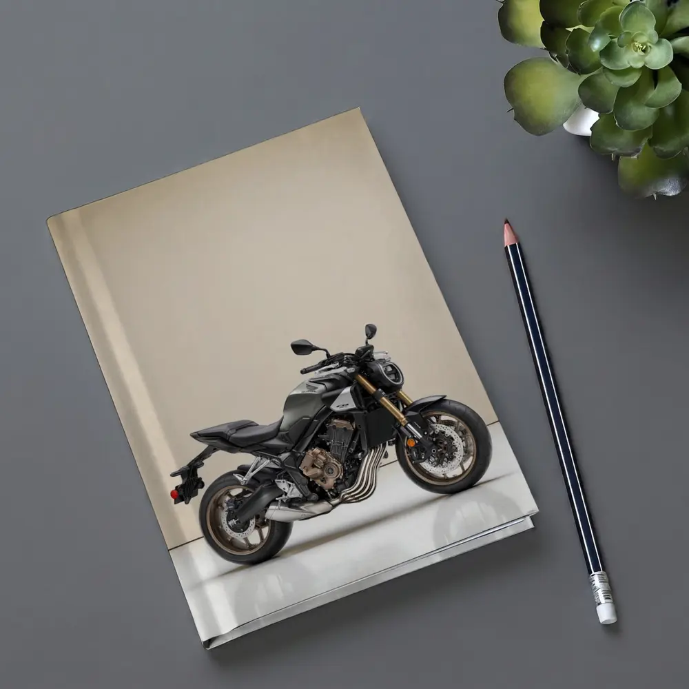 Honda CB650R Naked Bike Beige Studio – Notebooks
