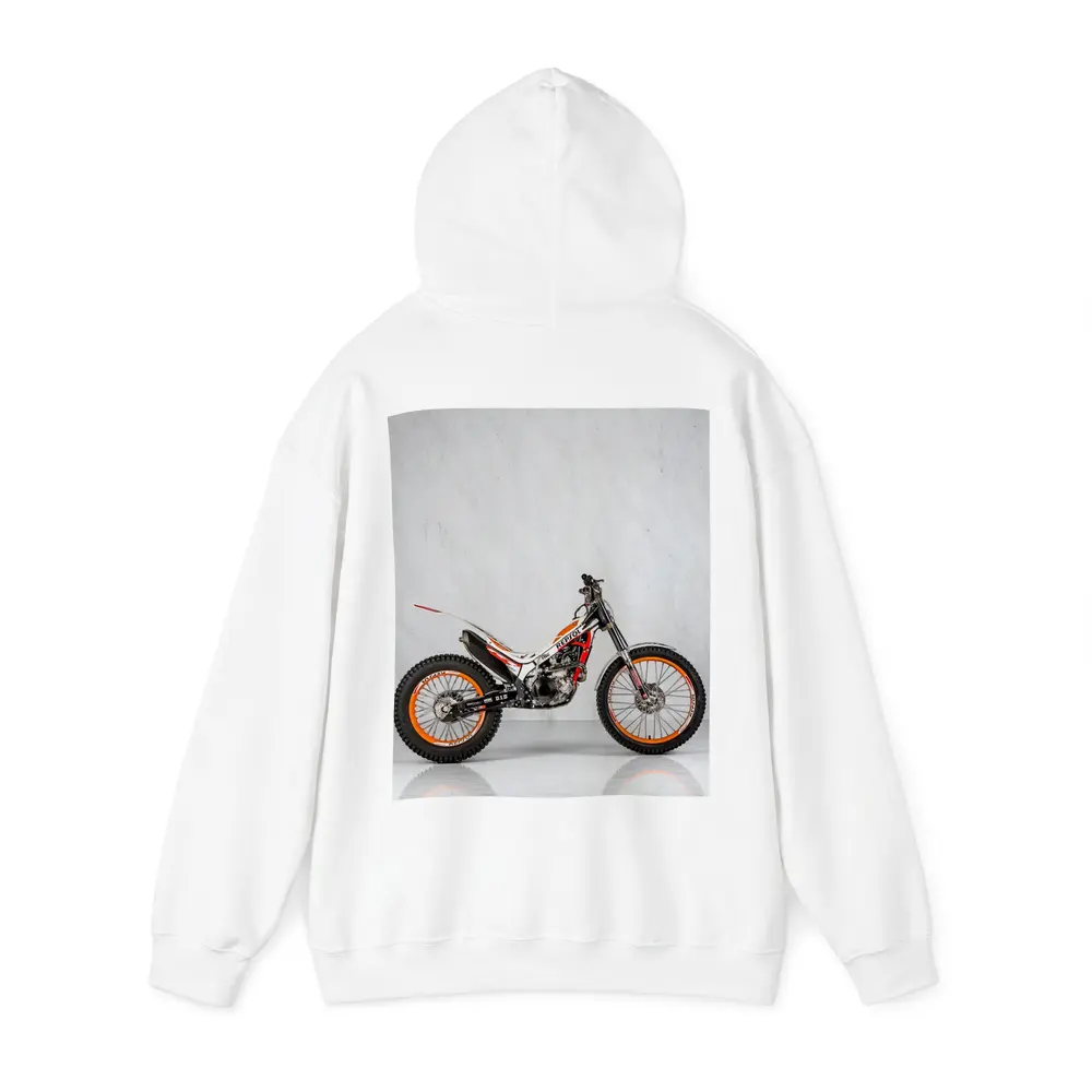 Honda Repsol Trial Motorcycle White Studio Background – Hoodies