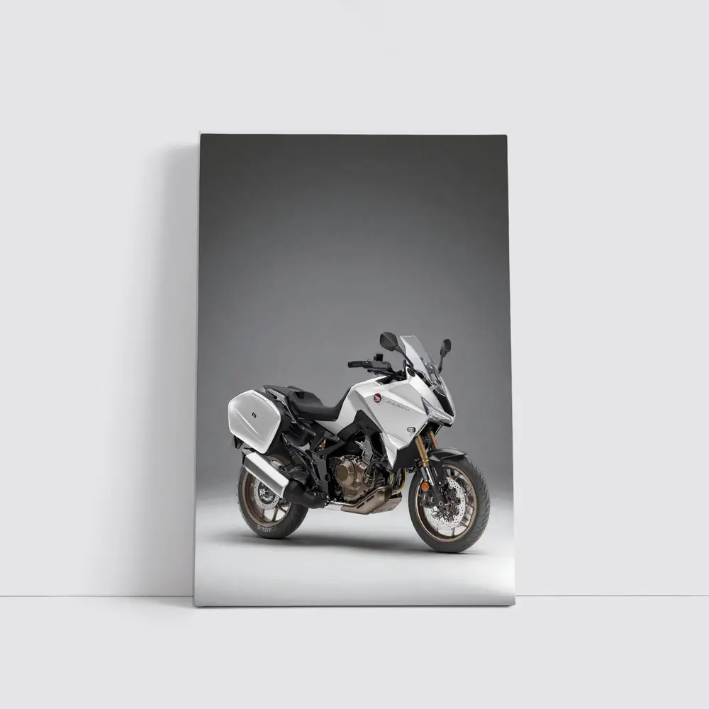 Honda NT1100 White Adventure Touring Motorcycle – Wall Art