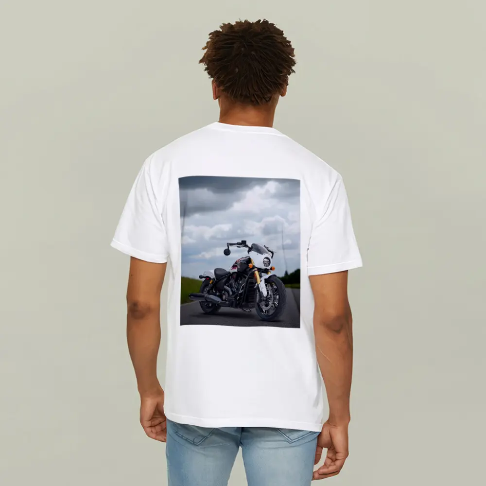Indian Motorcycle Cafe Racer Stormy Road – T-Shirts