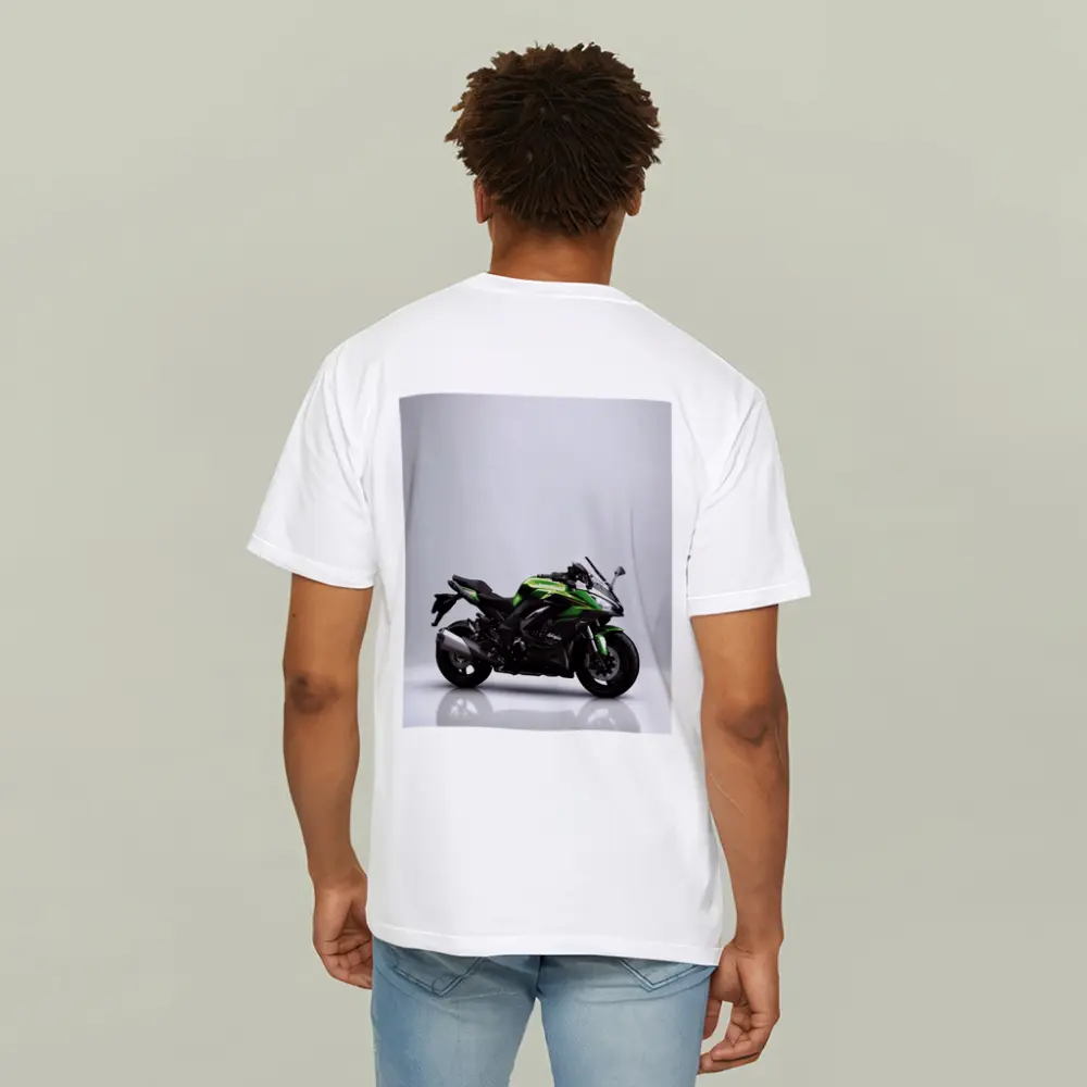 Kawasaki Ninja Sport Bike Gray Studio – T-Shirts
