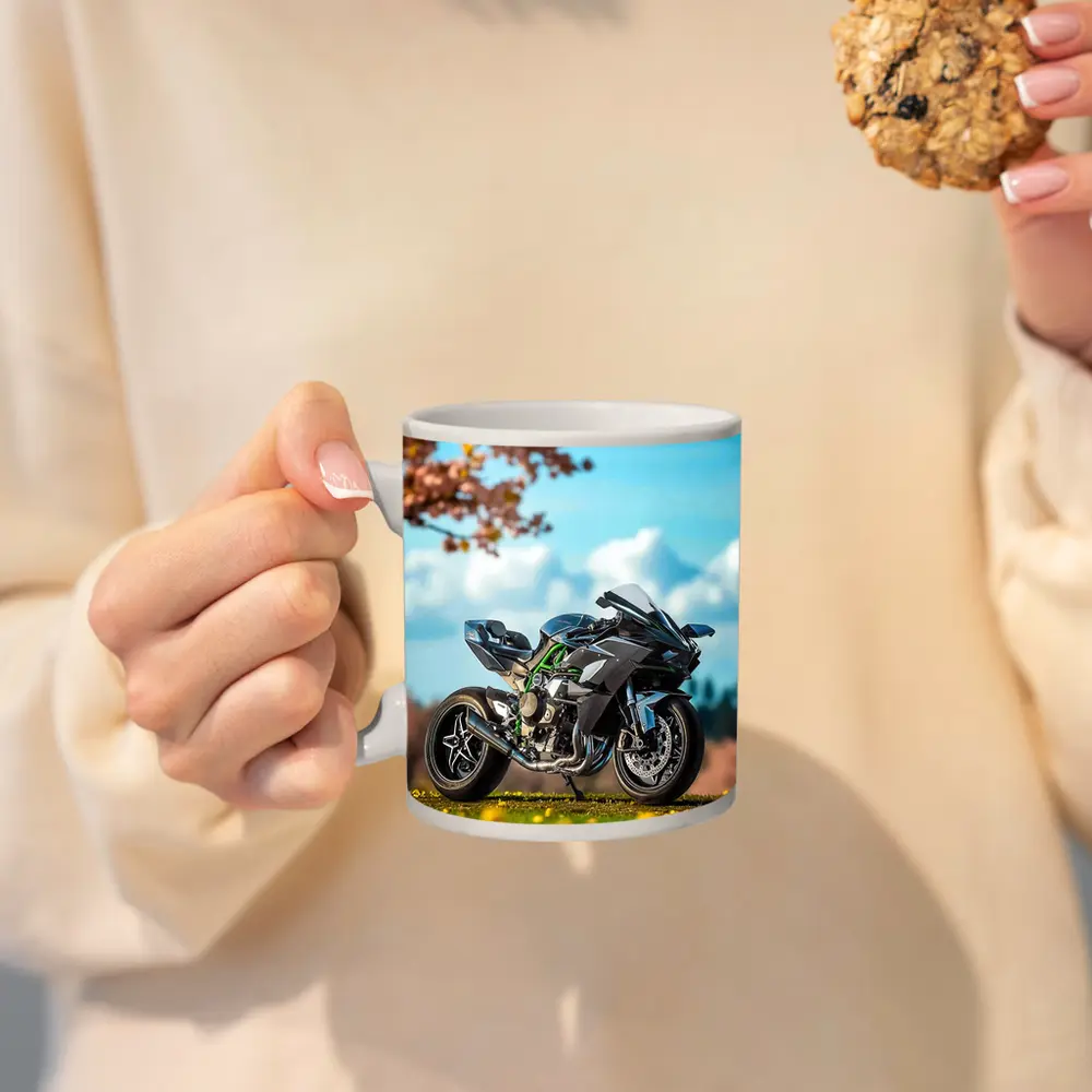 Kawasaki Ninja H2 Green Spring Park – Mugs