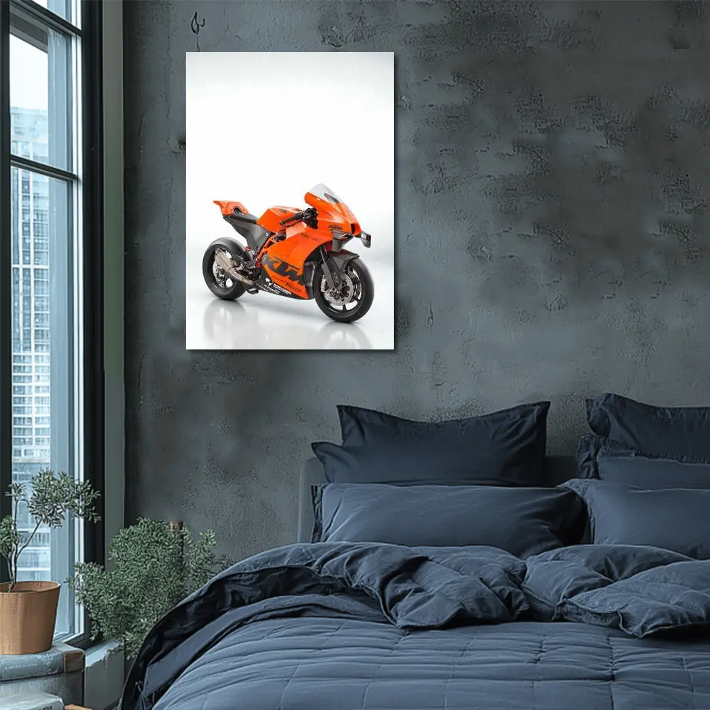 KTM RC GP Orange Sport Bike Studio – Wall Art