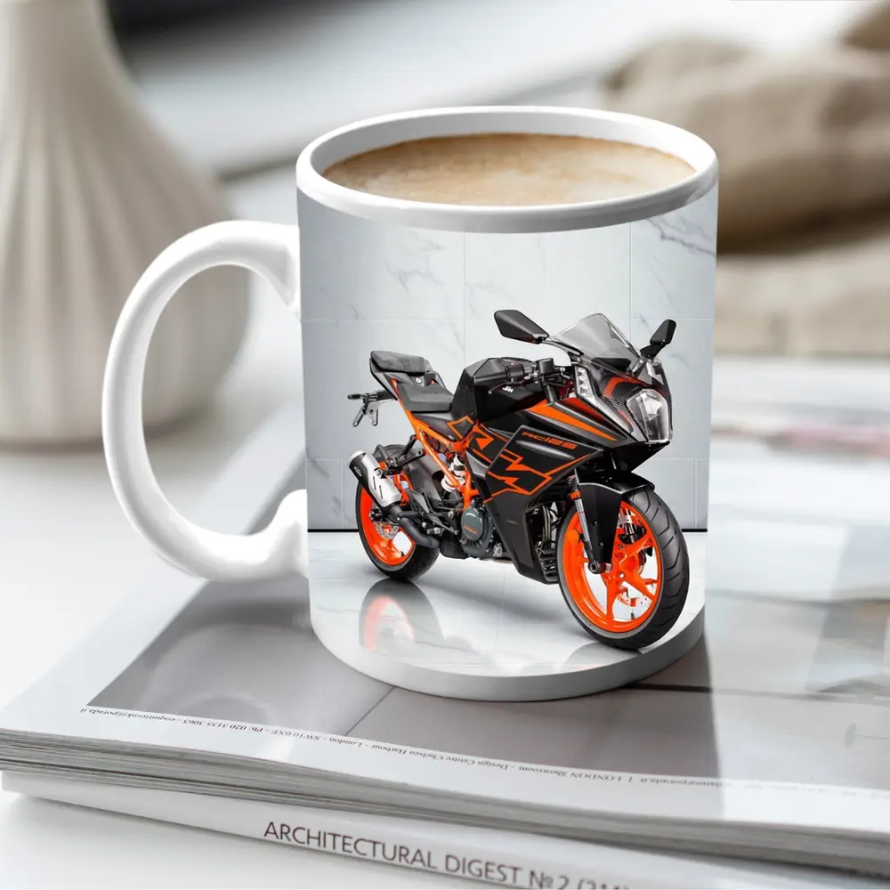 KTM RC125 Sport Bike Marble Studio – Mugs
