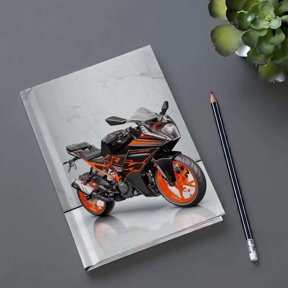KTM RC125 Sport Bike Marble Studio – Notebooks