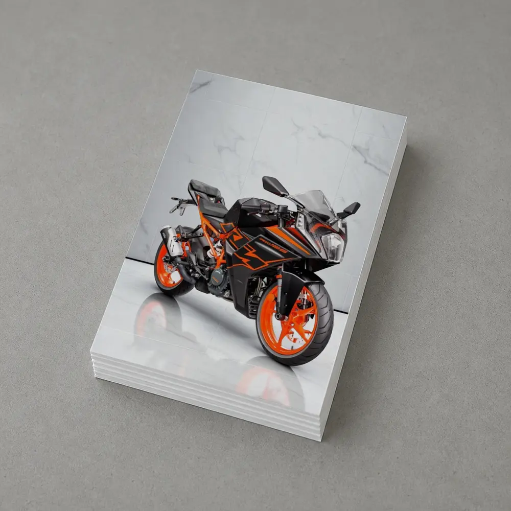 KTM RC125 Sport Bike Marble Studio – Postcards