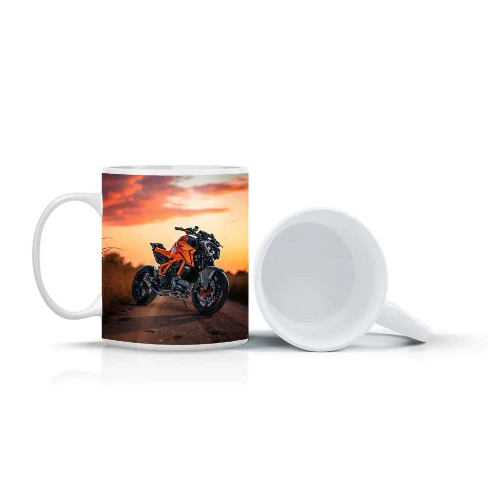 KTM Naked Bike Orange Sunset Road – Mugs