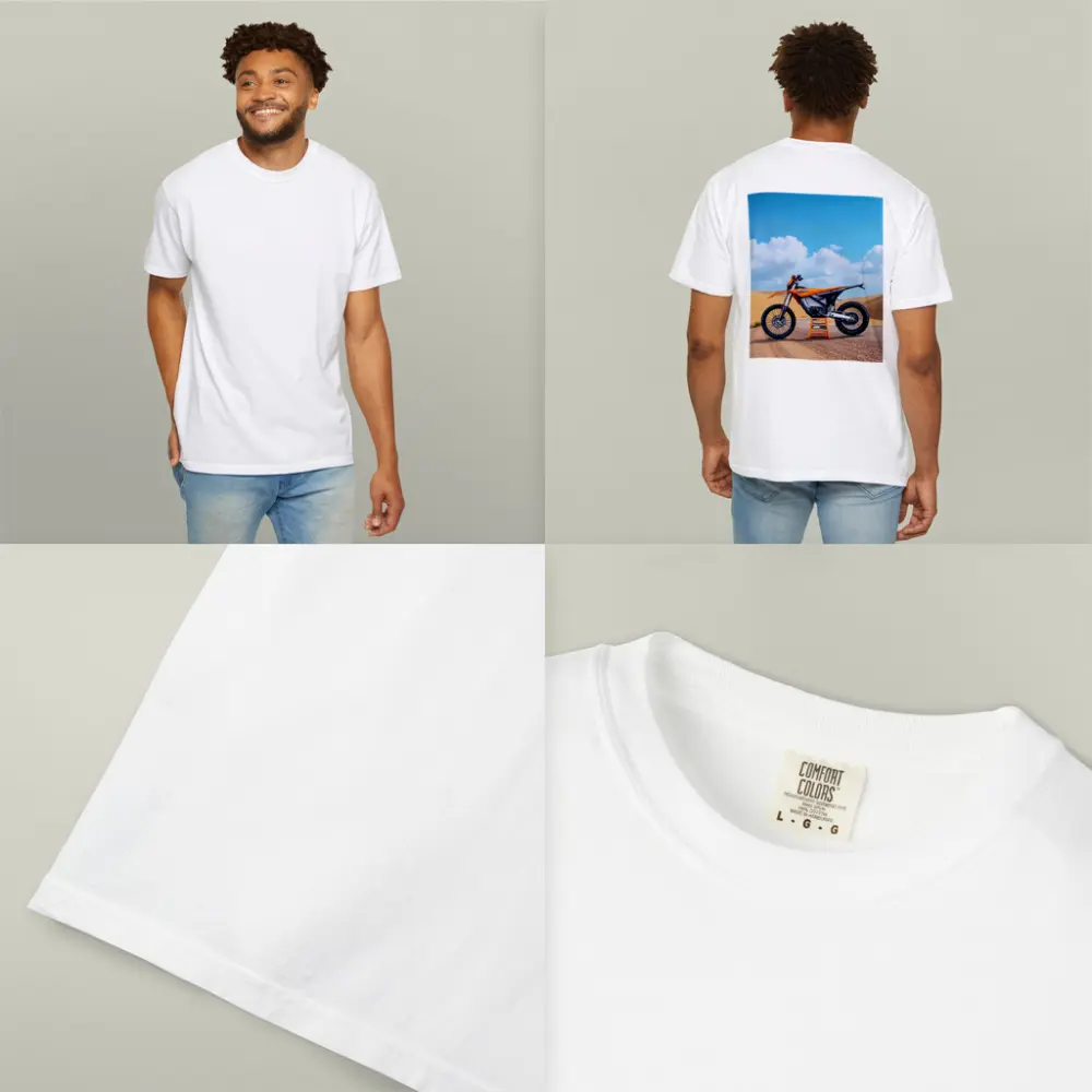 KTM Dirt Bike Orange Desert Sand Dunes – T-Shirts