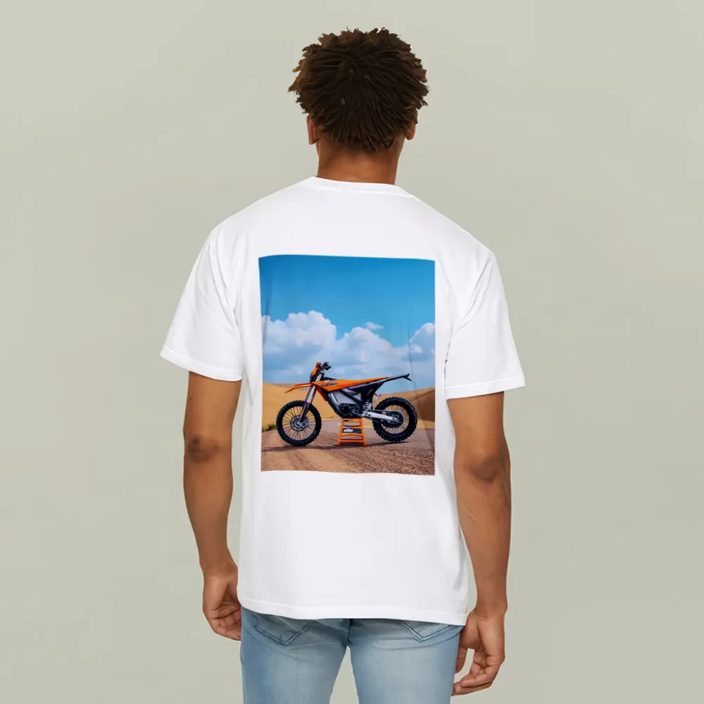 KTM Dirt Bike Orange Desert Sand Dunes – T-Shirts