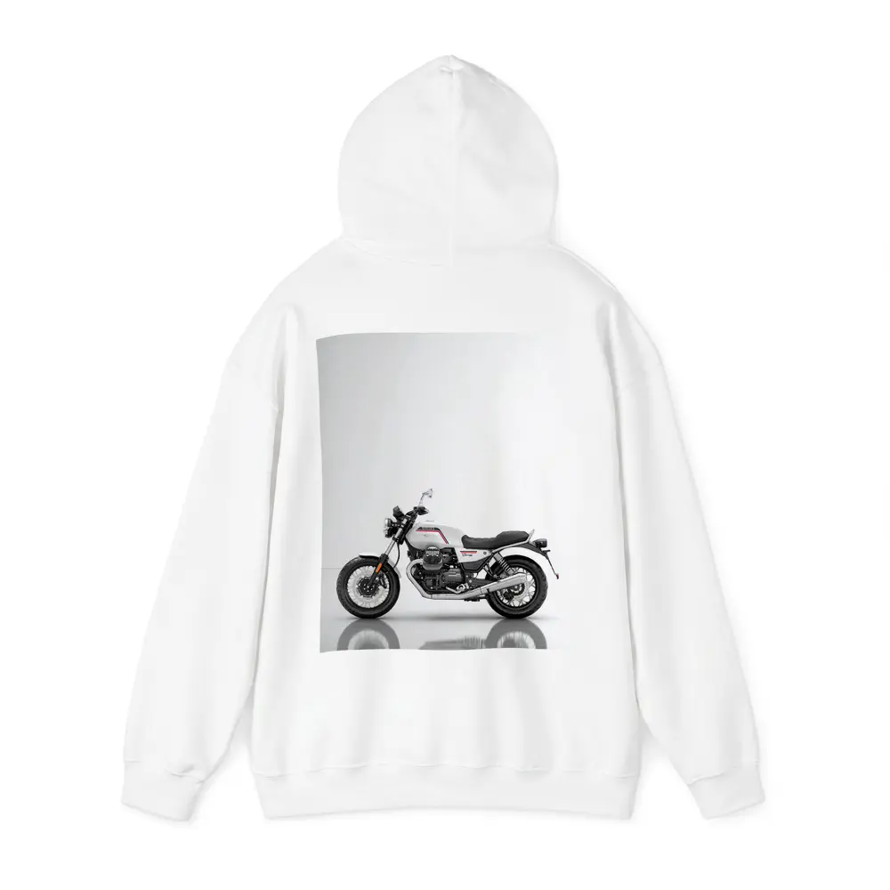 Moto Guzzi V7 White Studio Motorcycle – Hoodies