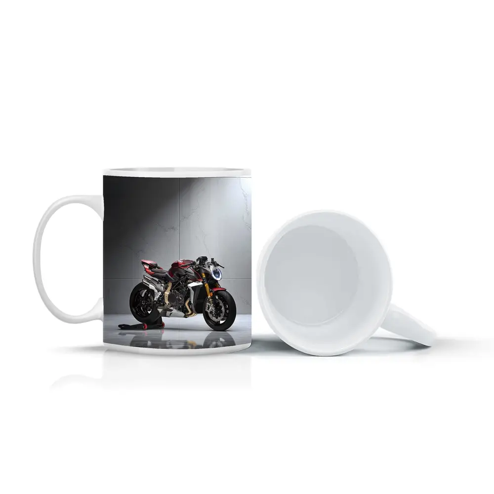MV Agusta Naked Bike Studio Marble Background – Mugs