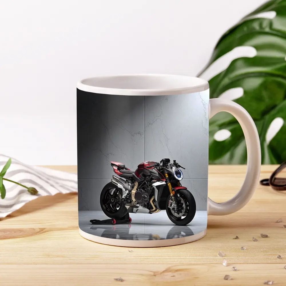 MV Agusta Naked Bike Studio Marble Background – Mugs