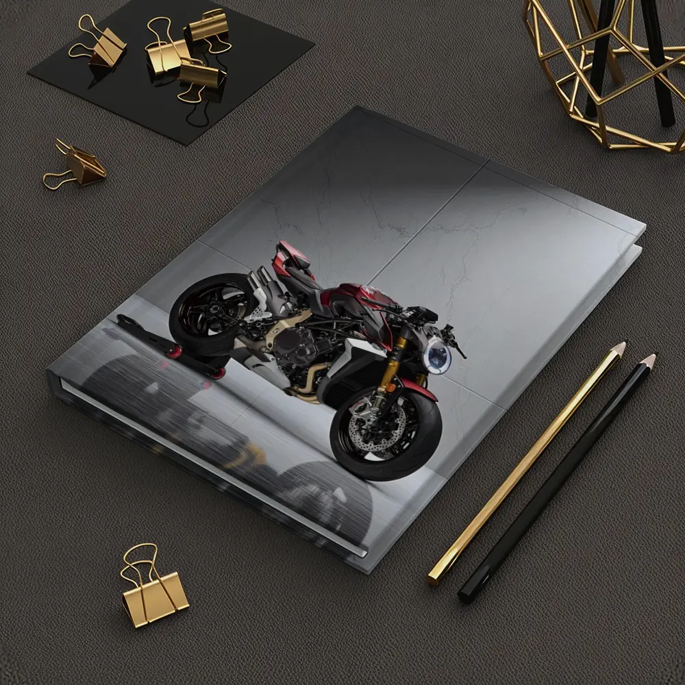 MV Agusta Naked Bike Studio Marble Background – Notebooks