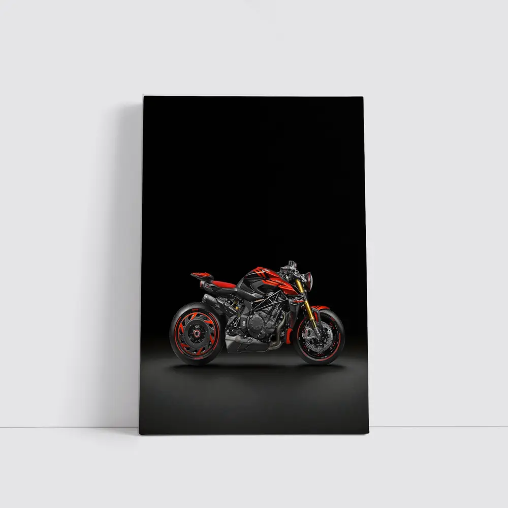 MV Agusta Brutale Naked Bike Dark Studio – Wall Art