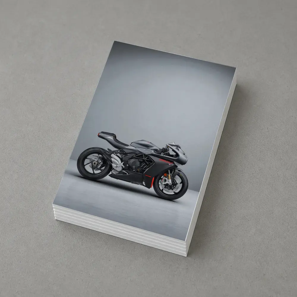 MV Agusta Supersport Motorcycle Gray Studio – Postcards