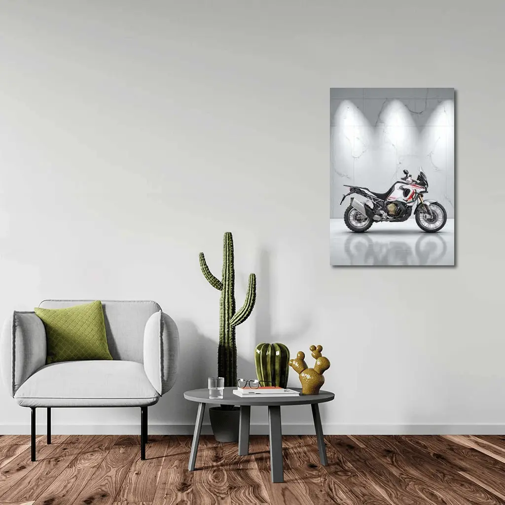 Honda Africa Twin Adventure Bike Marble Studio – Wall Art