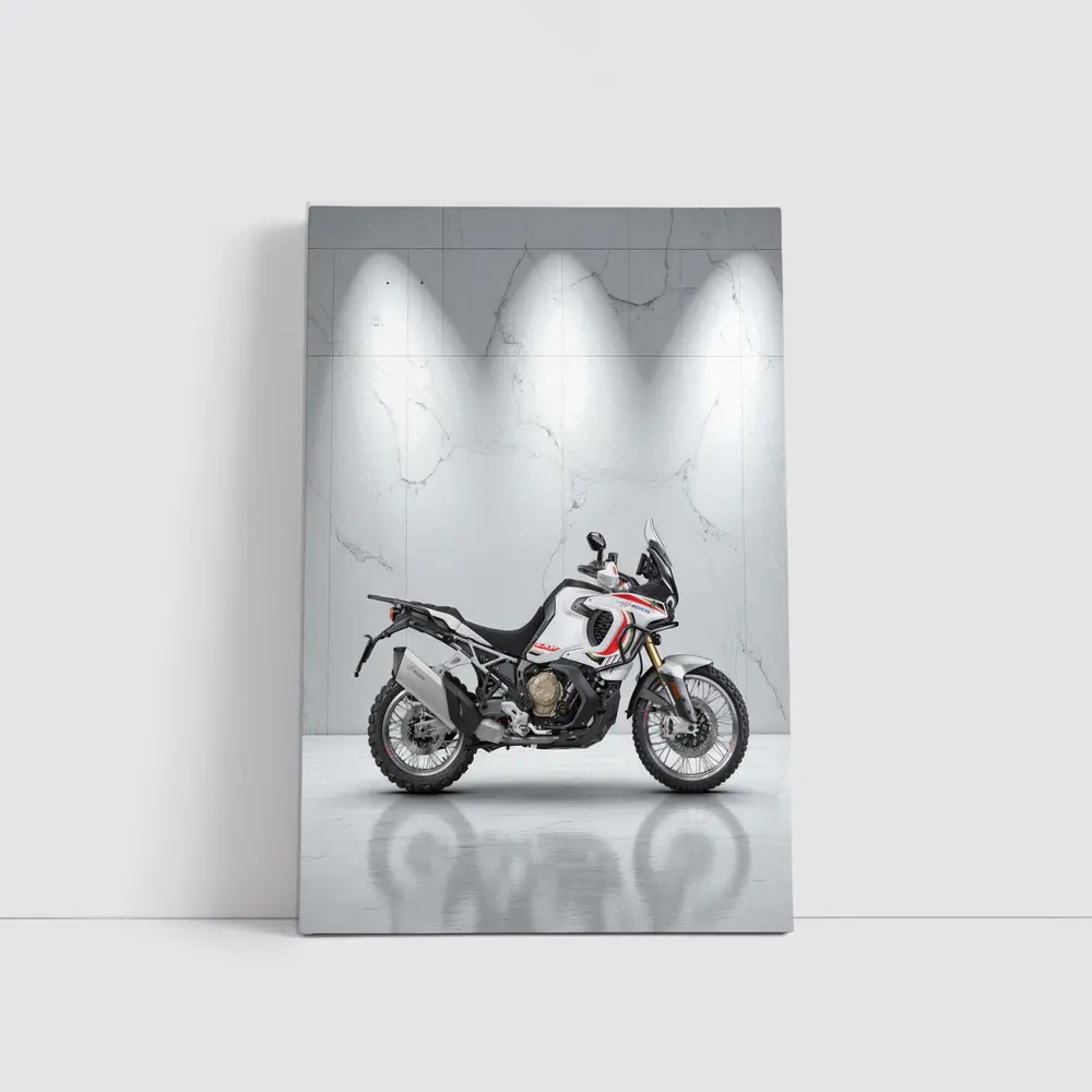 Honda Africa Twin Adventure Bike Marble Studio – Wall Art