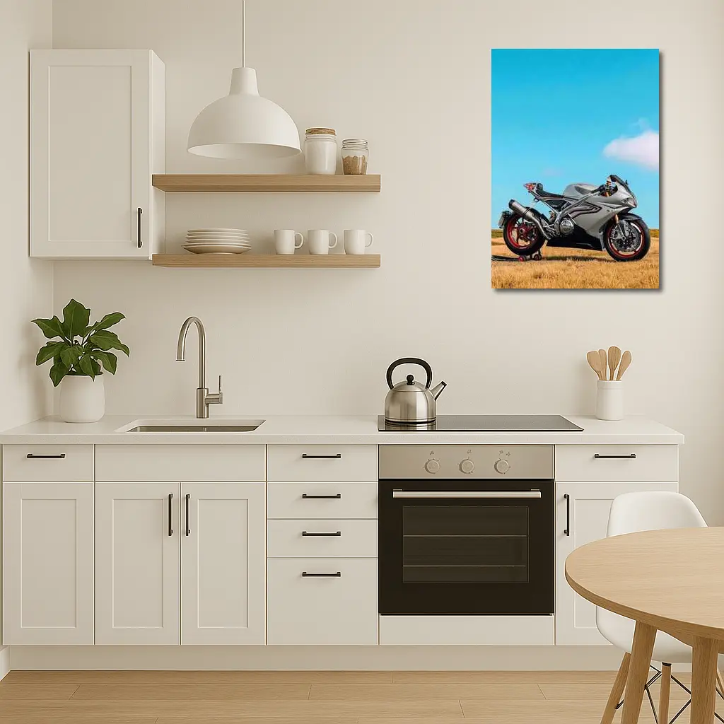 MV Agusta Superbike Golden Field Blue Sky – Wall Art