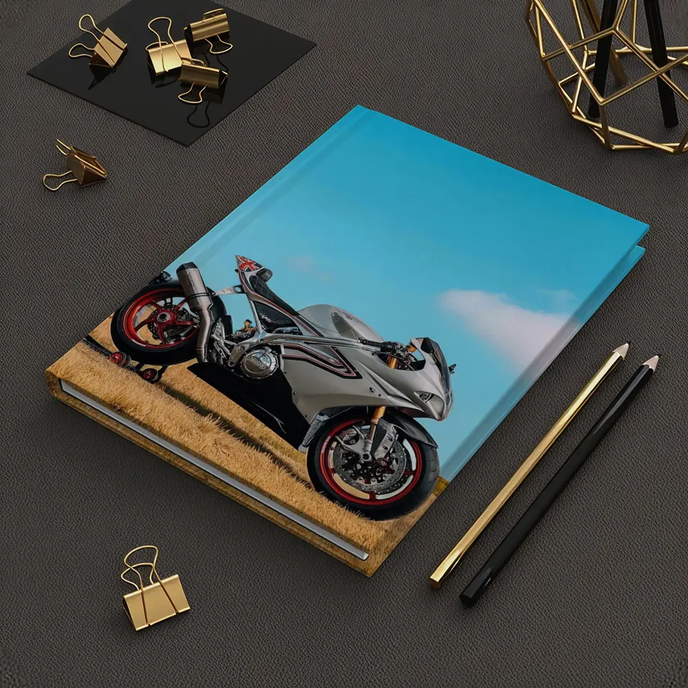 MV Agusta Superbike Golden Field Blue Sky – Notebooks