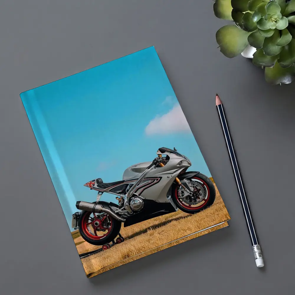 MV Agusta Superbike Golden Field Blue Sky – Notebooks