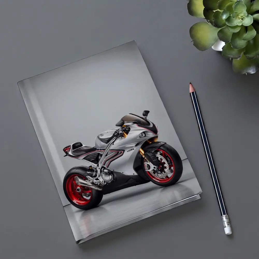 MV Agusta Superbike Silver Studio Shot – Notebooks