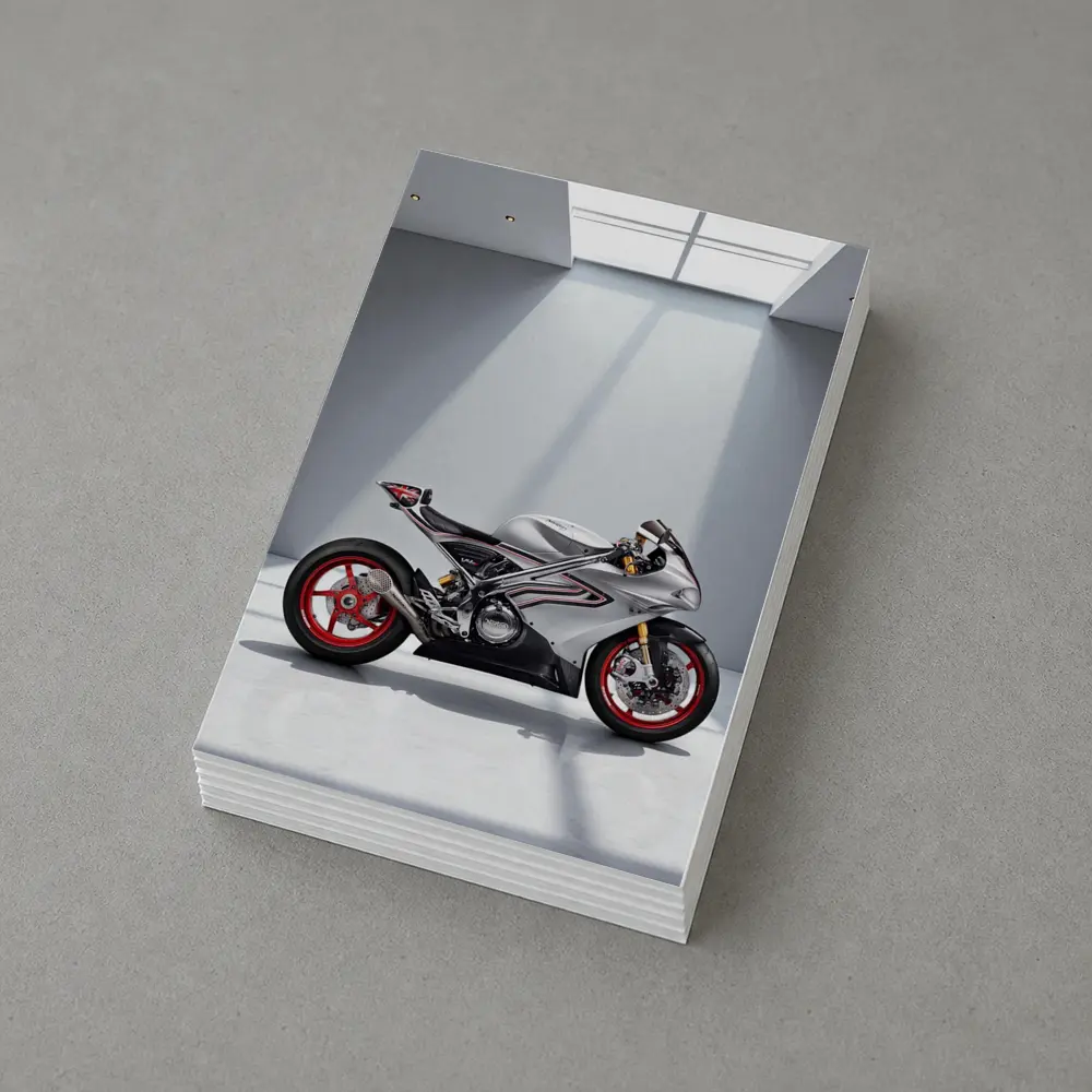 MV Agusta Superbike Silver Studio Minimal – Postcards