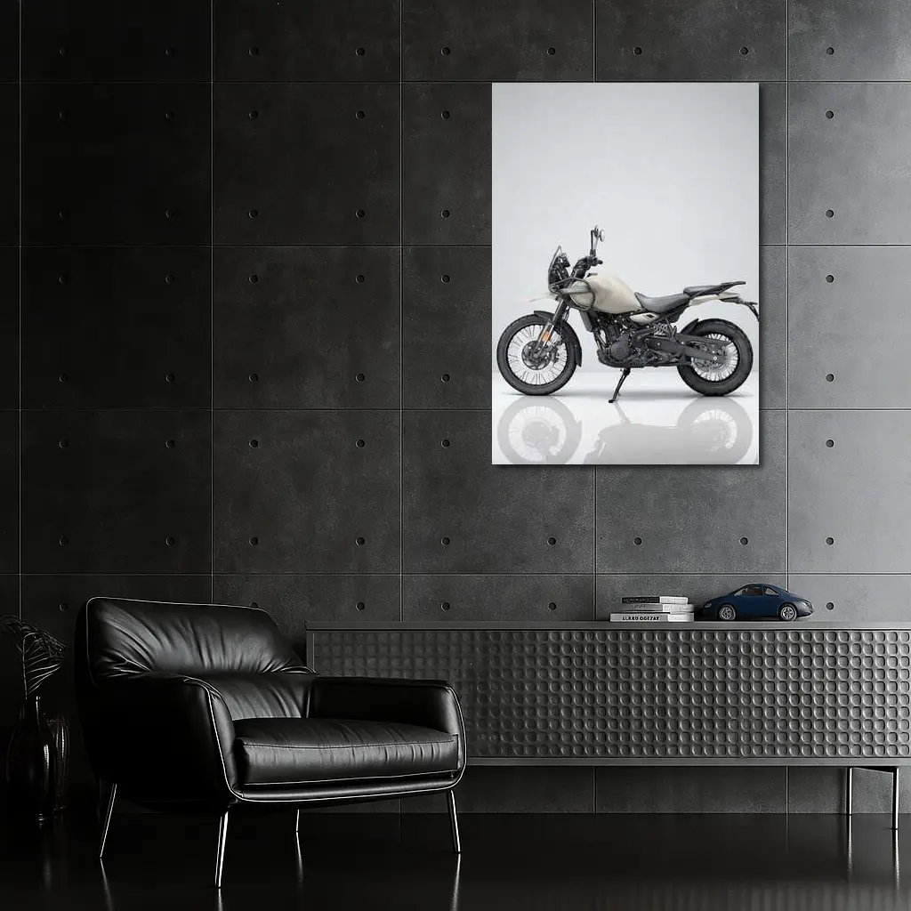 Adventure Dual Sport Bike Sandy Beige Studio – Wall Art