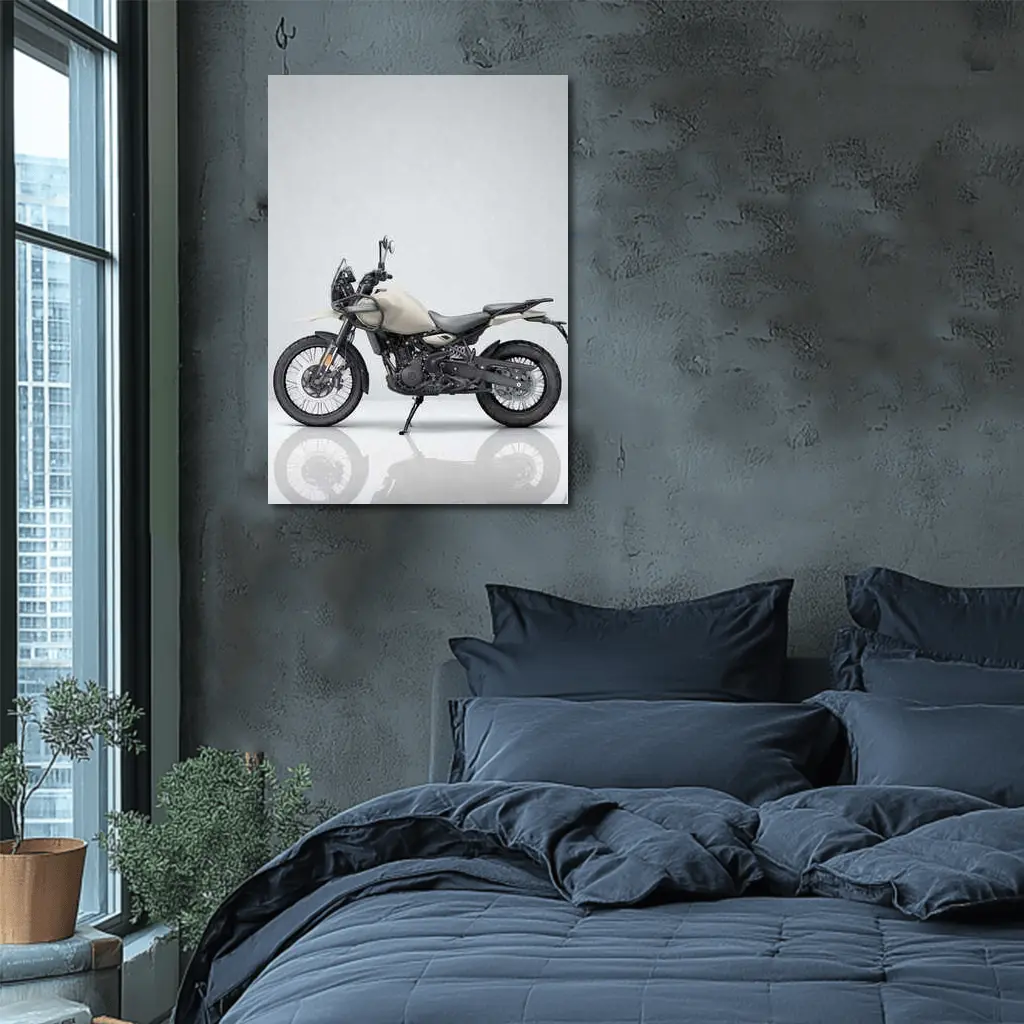 Adventure Dual Sport Bike Sandy Beige Studio – Wall Art